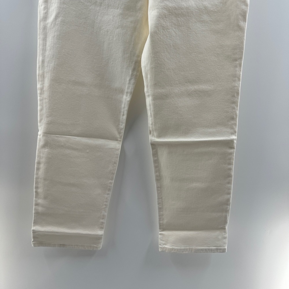 Lucky Brand Zoe High Rise Straight Jeans Cream Comfort Stretch Size 12/31R NWT - Picture 9 of 9